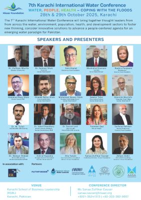 64/25 Hisaar Foundation To Host 7Th International Water Conference: An Urgent Call For Action On Floods, Climate, And People’s Health