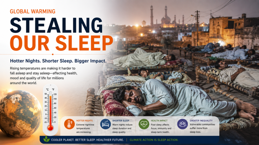 Global Warming Is Stealing Our Sleep and Good Health