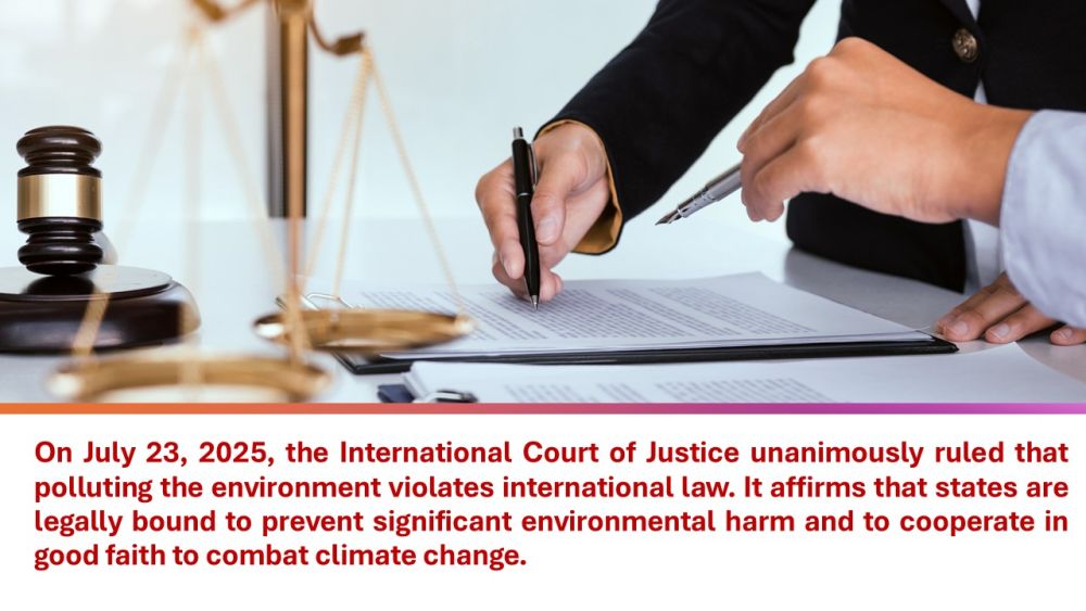 33/25 The World's Top Court Sounds the Climate Alarm and  It's Legal